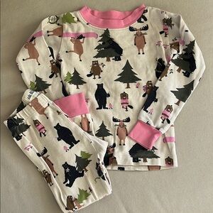 Little Blue House Woodland Pajama Set